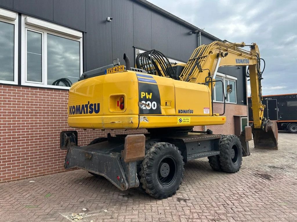 Mobilbagger του τύπου Komatsu PW200, Gebrauchtmaschine σε Barneveld (Φωτογραφία 4)