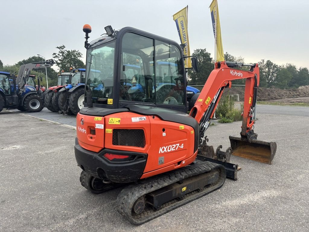 Mobilbagger des Typs Kubota KX 027-4, Gebrauchtmaschine in Heerenveen (Bild 4)