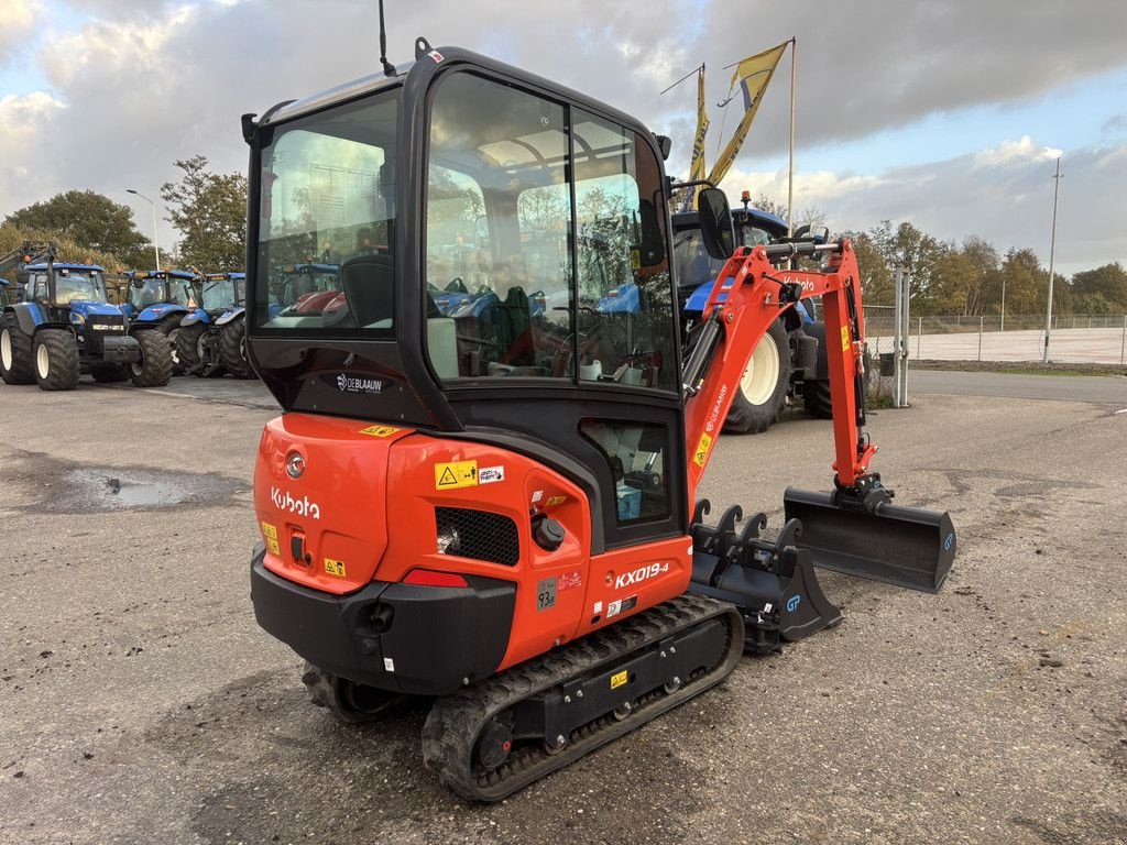 Mobilbagger des Typs Kubota KX019-4, Gebrauchtmaschine in Heerenveen (Bild 4)