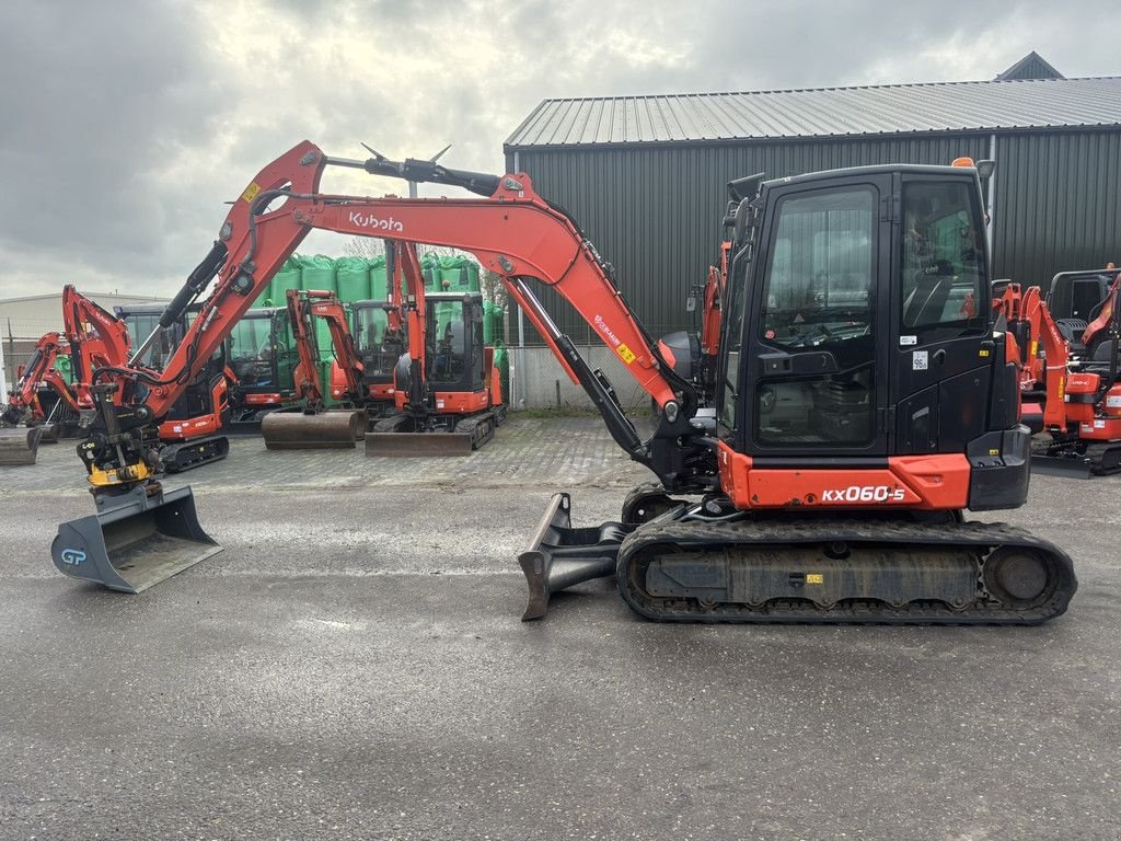 Mobilbagger van het type Kubota KX060-5, Gebrauchtmaschine in Heerenveen (Foto 2)