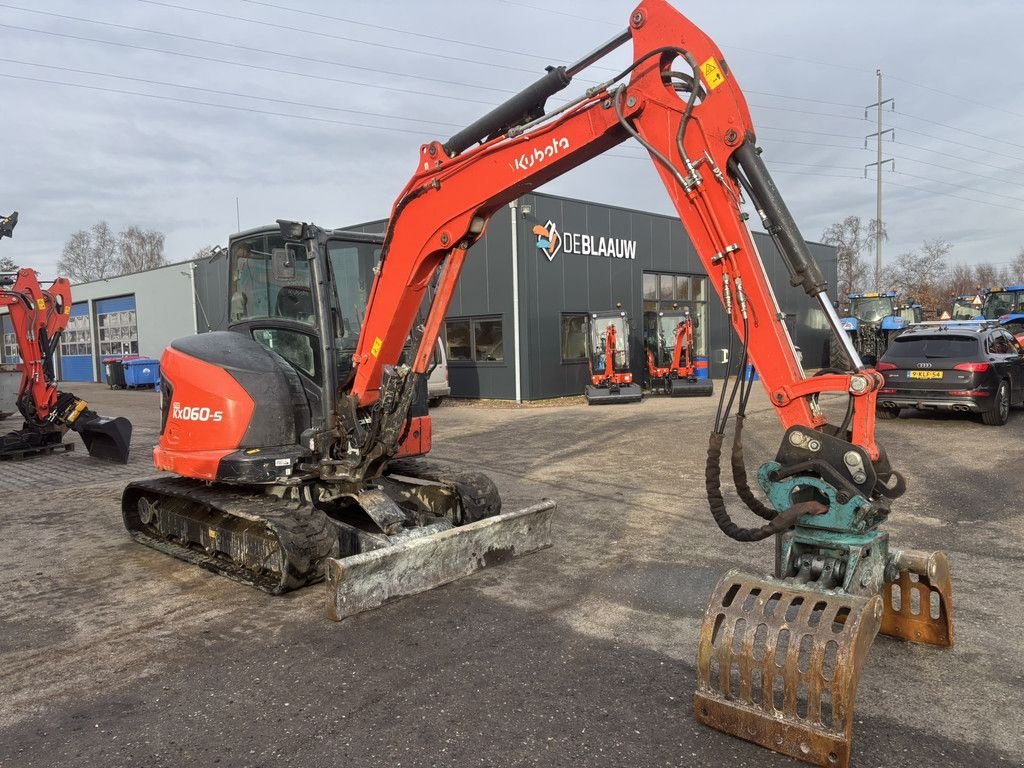 Mobilbagger tip Kubota KX060-5, Gebrauchtmaschine in Heerenveen (Poză 6)