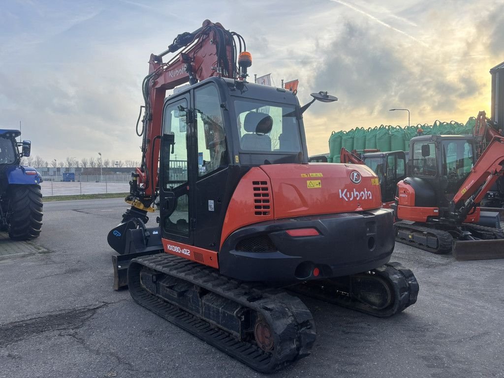 Mobilbagger typu Kubota KX080-4, Gebrauchtmaschine v Heerenveen (Obrázek 3)