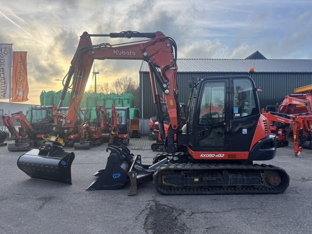 Mobilbagger typu Kubota KX080-4, Gebrauchtmaschine v Heerenveen (Obrázek 2)