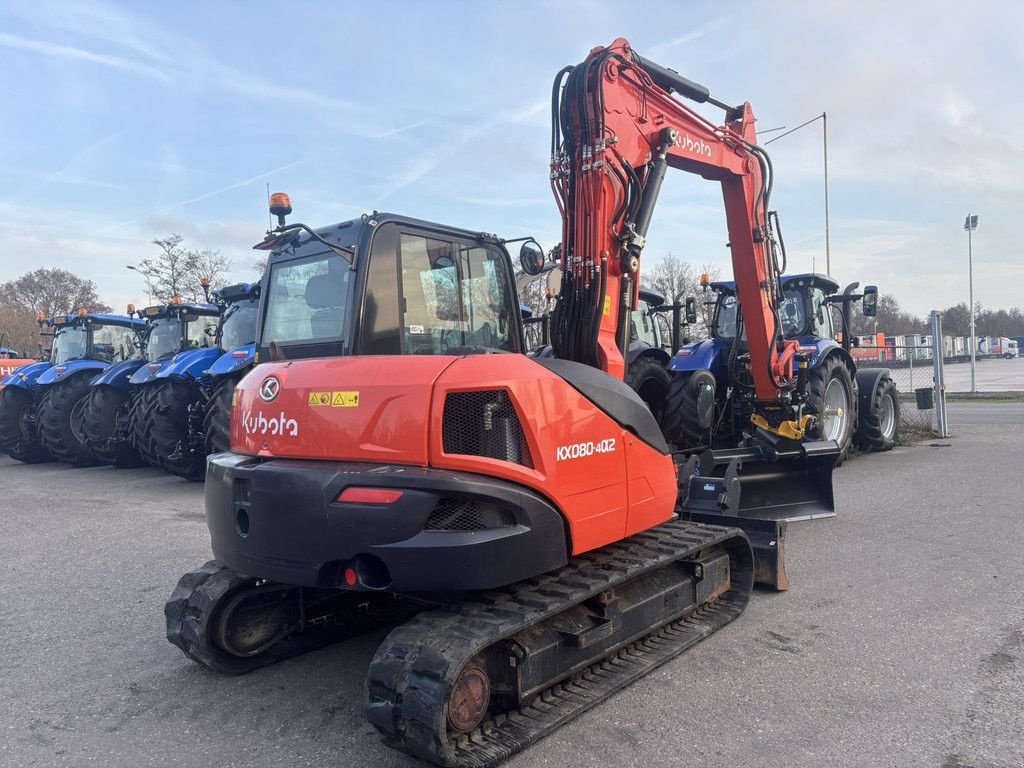 Mobilbagger typu Kubota KX080-4, Gebrauchtmaschine v Heerenveen (Obrázek 4)