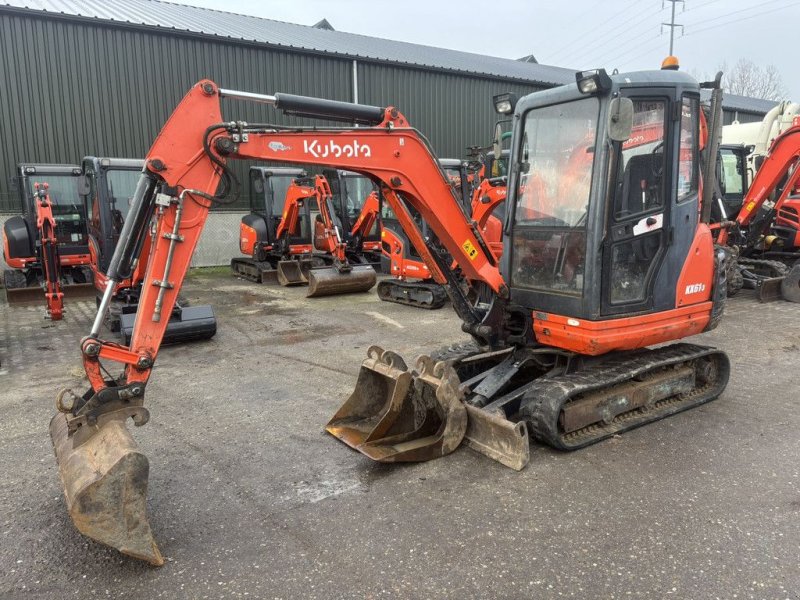 Mobilbagger typu Kubota KX61-3, Gebrauchtmaschine v Heerenveen