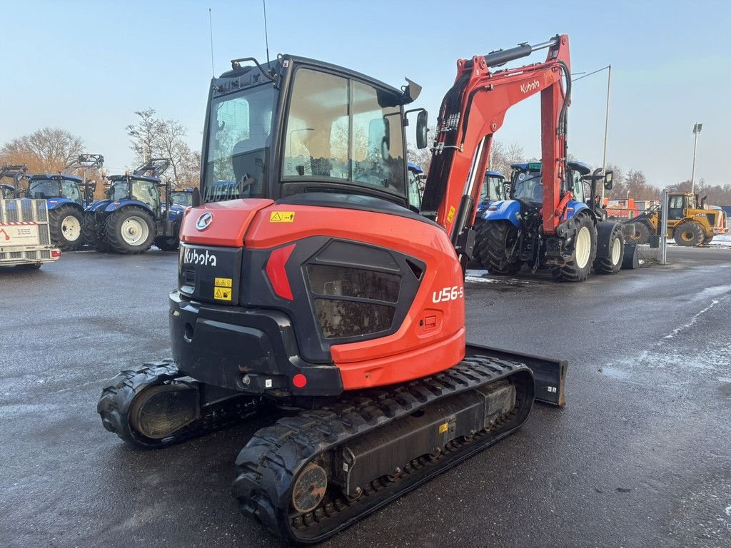 Mobilbagger des Typs Kubota U56-5, Gebrauchtmaschine in Heerenveen (Bild 4)