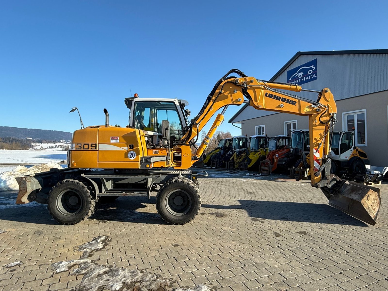 Mobilbagger typu Liebherr A 309 mit Powertilt, Gebrauchtmaschine w Neureichenau (Zdjęcie 4)