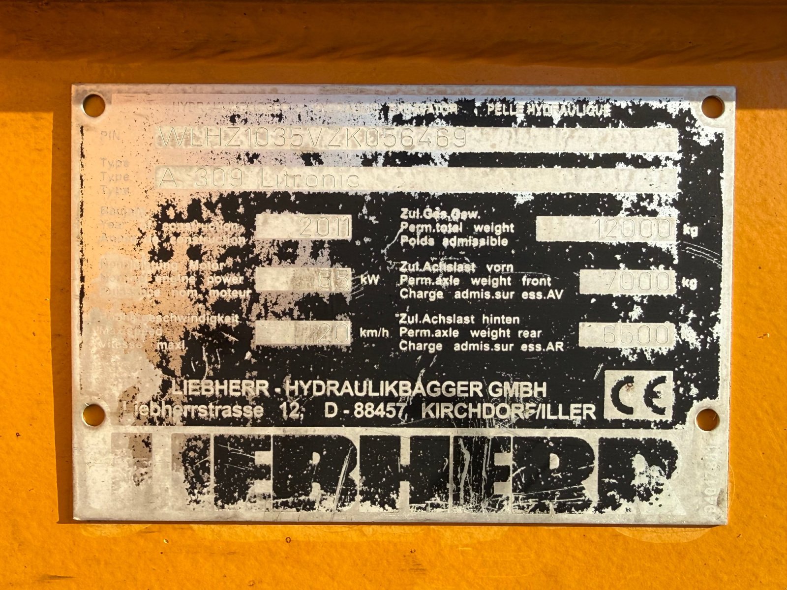 Mobilbagger typu Liebherr A 309 mit Powertilt, Gebrauchtmaschine w Neureichenau (Zdjęcie 17)