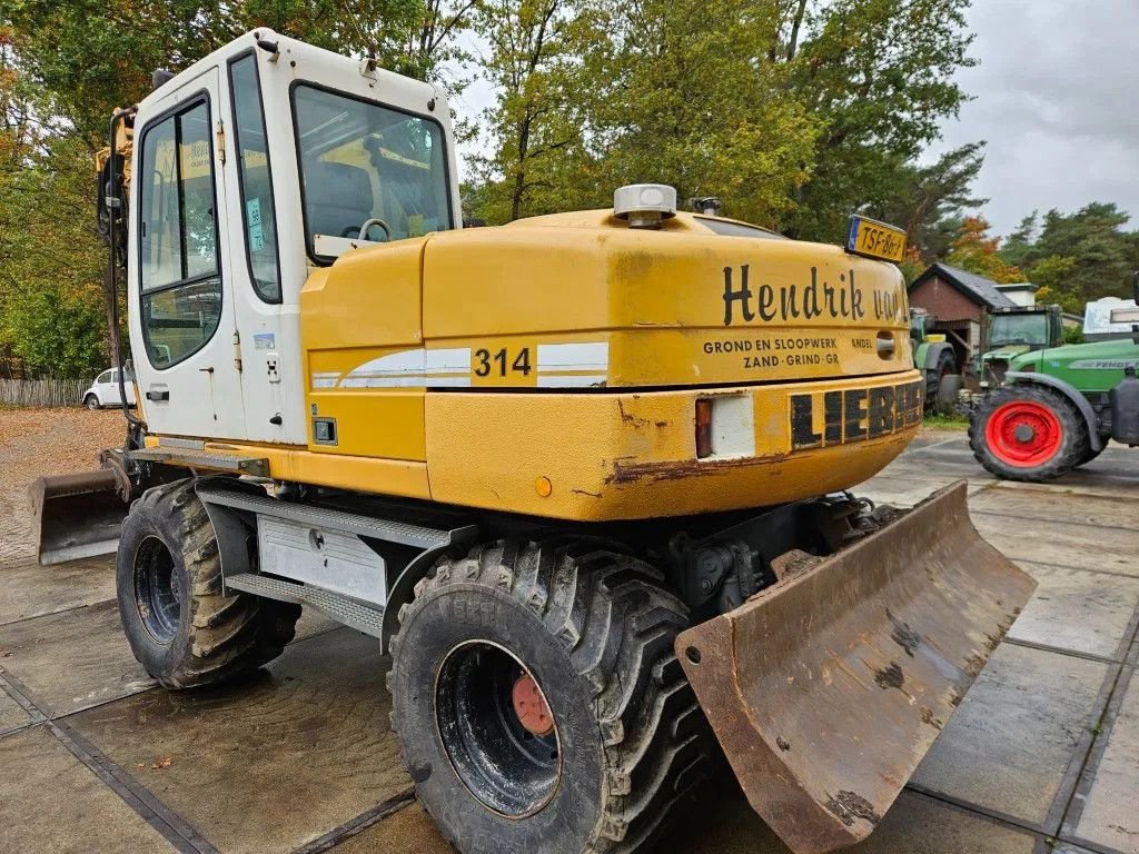 Mobilbagger des Typs Liebherr A 314 mobiele graafmachine bandenkraan mobil bagger, Gebrauchtmaschine in Bergen op Zoom (Bild 5)