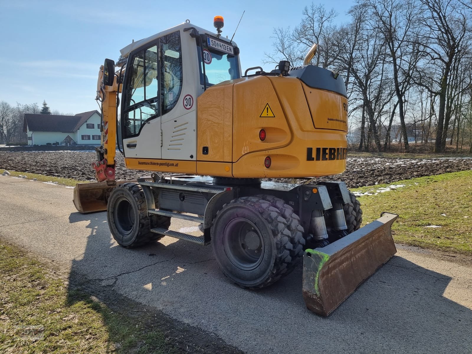 Mobilbagger типа Liebherr A 910 Compact Litronic, Gebrauchtmaschine в Deutsch - Goritz (Фотография 7)