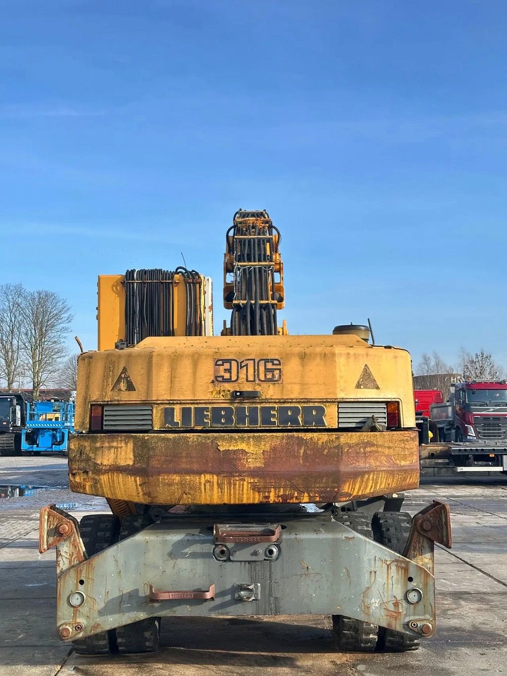 Mobilbagger typu Liebherr A316 BUCKET ELEVATING CABIN OUTRIGGERS, Gebrauchtmaschine v Marknesse (Obrázok 4)