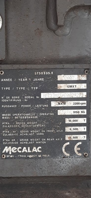 Mobilbagger des Typs Mecalac 12 MXT, Gebrauchtmaschine in Nürnberg (Bild 10)