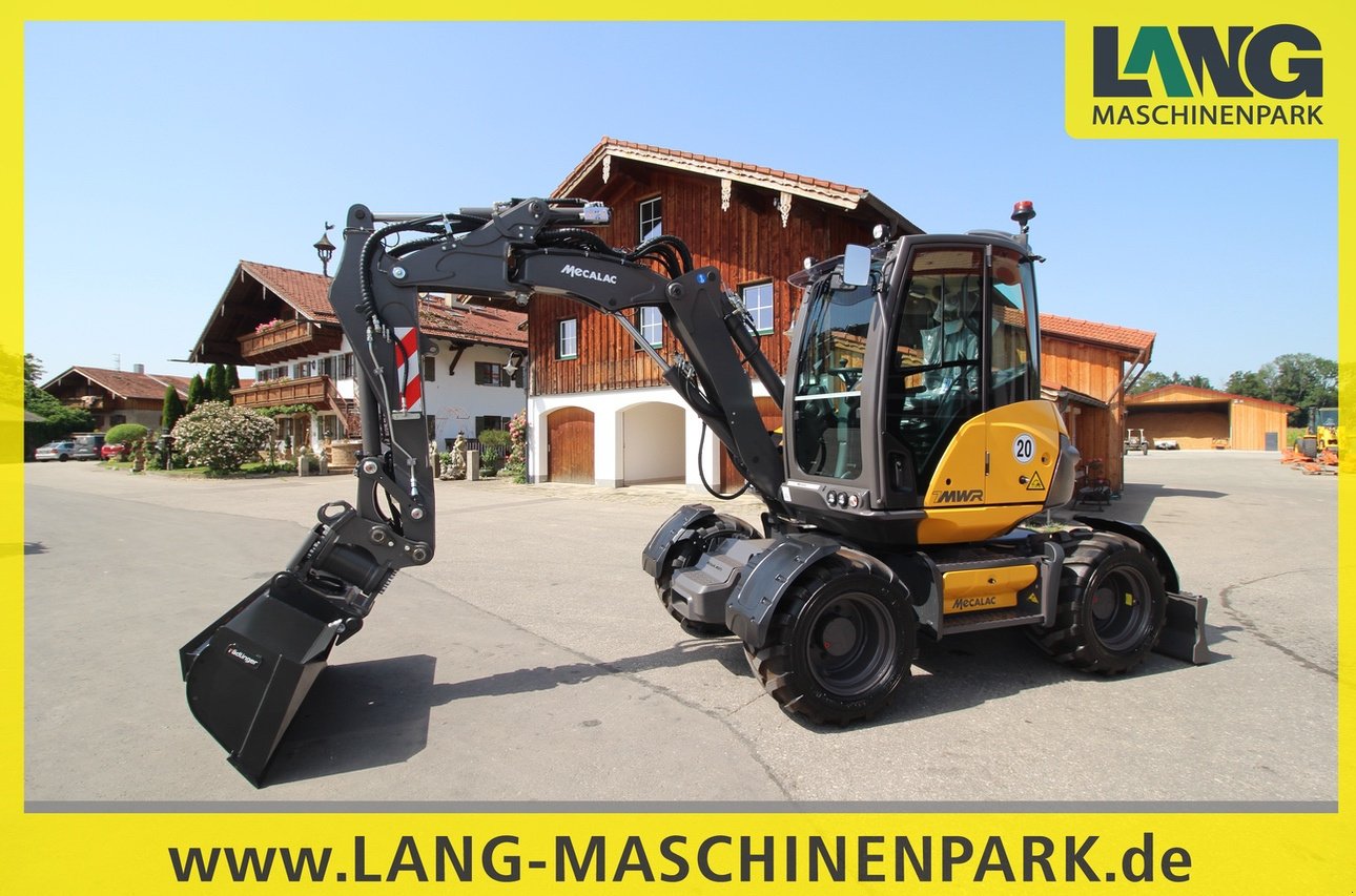 Mobilbagger a típus Mecalac 7 MWR inkl. Powertilt & Löffelset, Neumaschine ekkor: Petting (Kép 1)