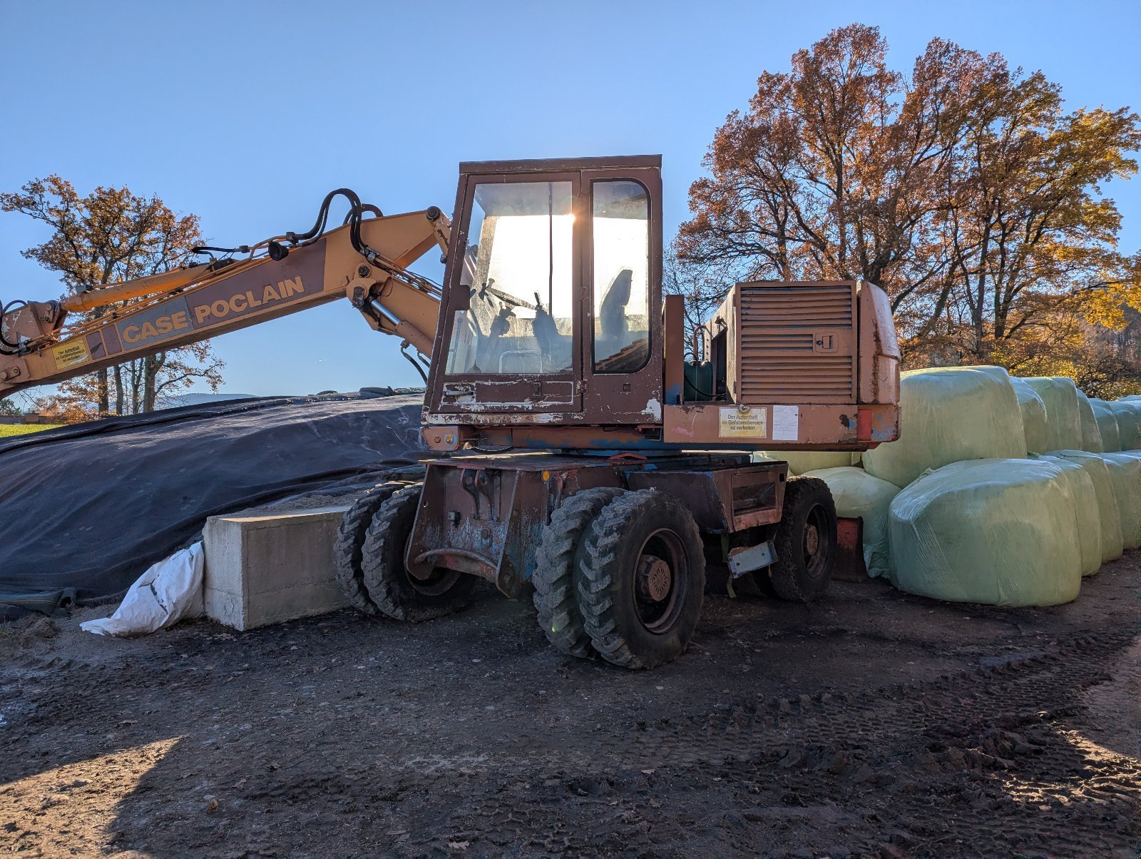 Mobilbagger a típus Poclain 61P, Gebrauchtmaschine ekkor: Uffing (Kép 1)