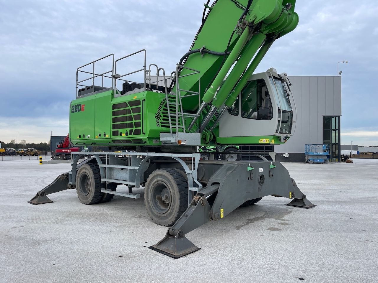 Mobilbagger типа Sennebogen 850M-E, Gebrauchtmaschine в Holten (Фотография 4)