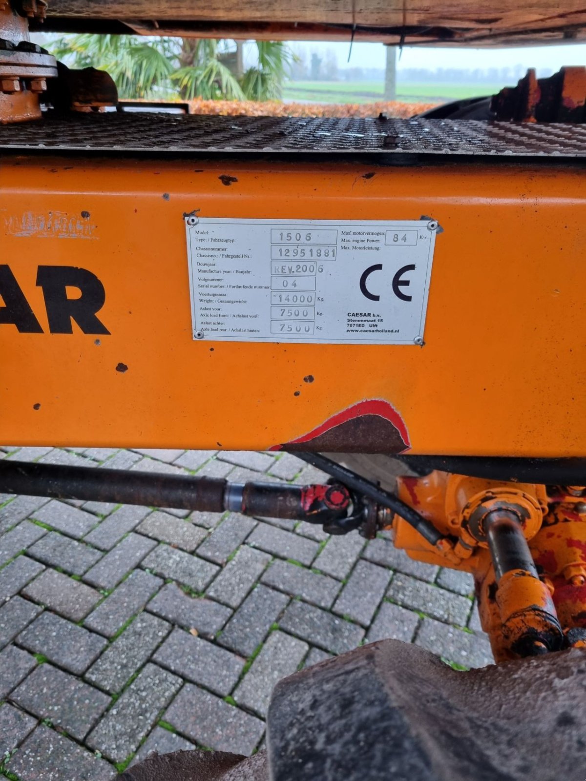 Mobilbagger Türe ait Sonstige Caesar 1506, Gebrauchtmaschine içinde Molenaarsgraaf (resim 5)