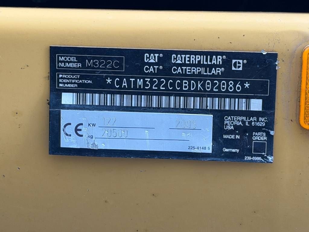 Mobilbagger tip Sonstige Cat M322C, Gebrauchtmaschine in Venlo (Poză 11)