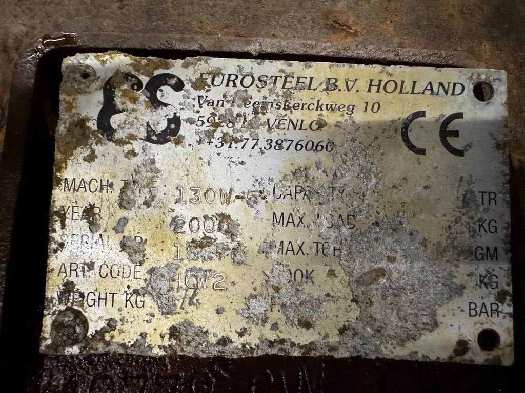 Mobilbagger des Typs Sonstige Eurosteel CW 30 Hydraulische snelwissels Pladdet Verachtert Bec, Gebrauchtmaschine in Zevenbergschen Hoek (Bild 5)