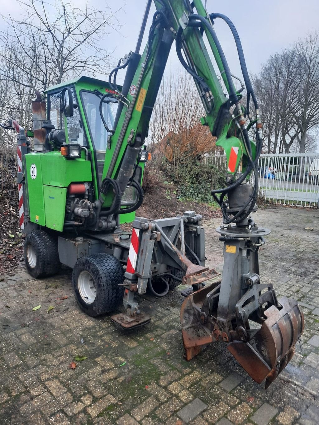 Mobilbagger des Typs Sonstige Hansa Hansa APZ331 Kraan, Gebrauchtmaschine in Wierden (Bild 5)