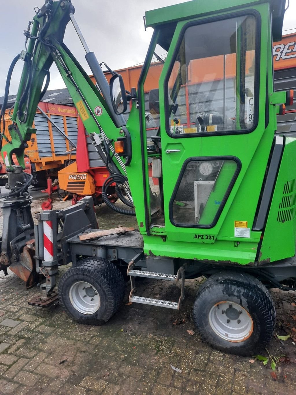 Mobilbagger des Typs Sonstige Hansa Hansa APZ331 Kraan, Gebrauchtmaschine in Wierden (Bild 4)