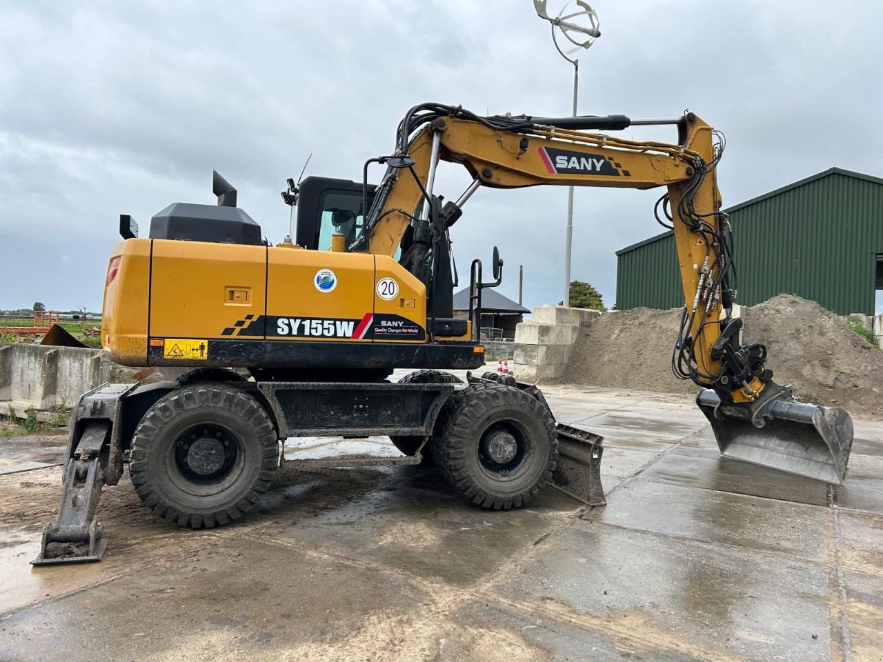 Mobilbagger του τύπου Sonstige SANY SY155W, Gebrauchtmaschine σε Voorhout (Φωτογραφία 4)