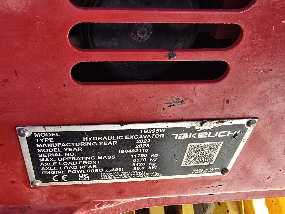 Mobilbagger типа Tackeuchi TB295W, Gebrauchtmaschine в Gabersdorf (Фотография 14)