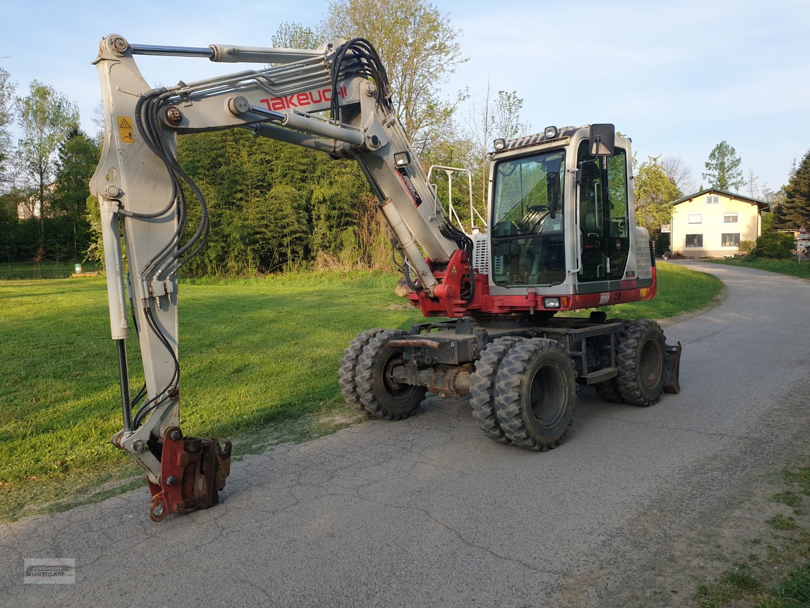 Mobilbagger des Typs Takeuchi TB 175 W, Gebrauchtmaschine in Deutsch - Goritz (Bild 3)