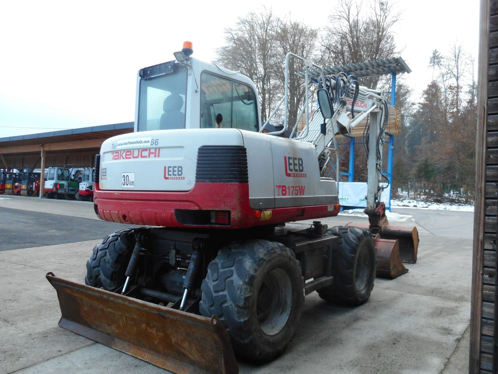 Mobilbagger типа Takeuchi TB 175W ( 8.610kg ) VOLLAUSSTATTUNG!, Gebrauchtmaschine в St. Nikolai ob Draßling (Фотография 4)