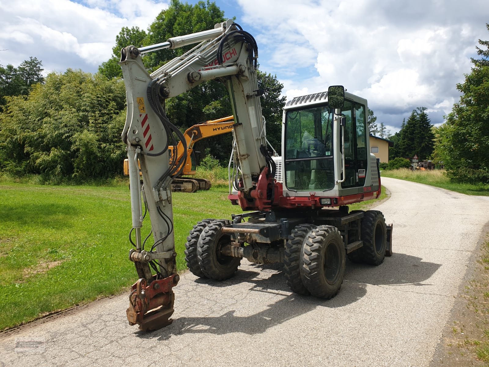 Mobilbagger des Typs Takeuchi TB 175W, Gebrauchtmaschine in Deutsch - Goritz (Bild 3)