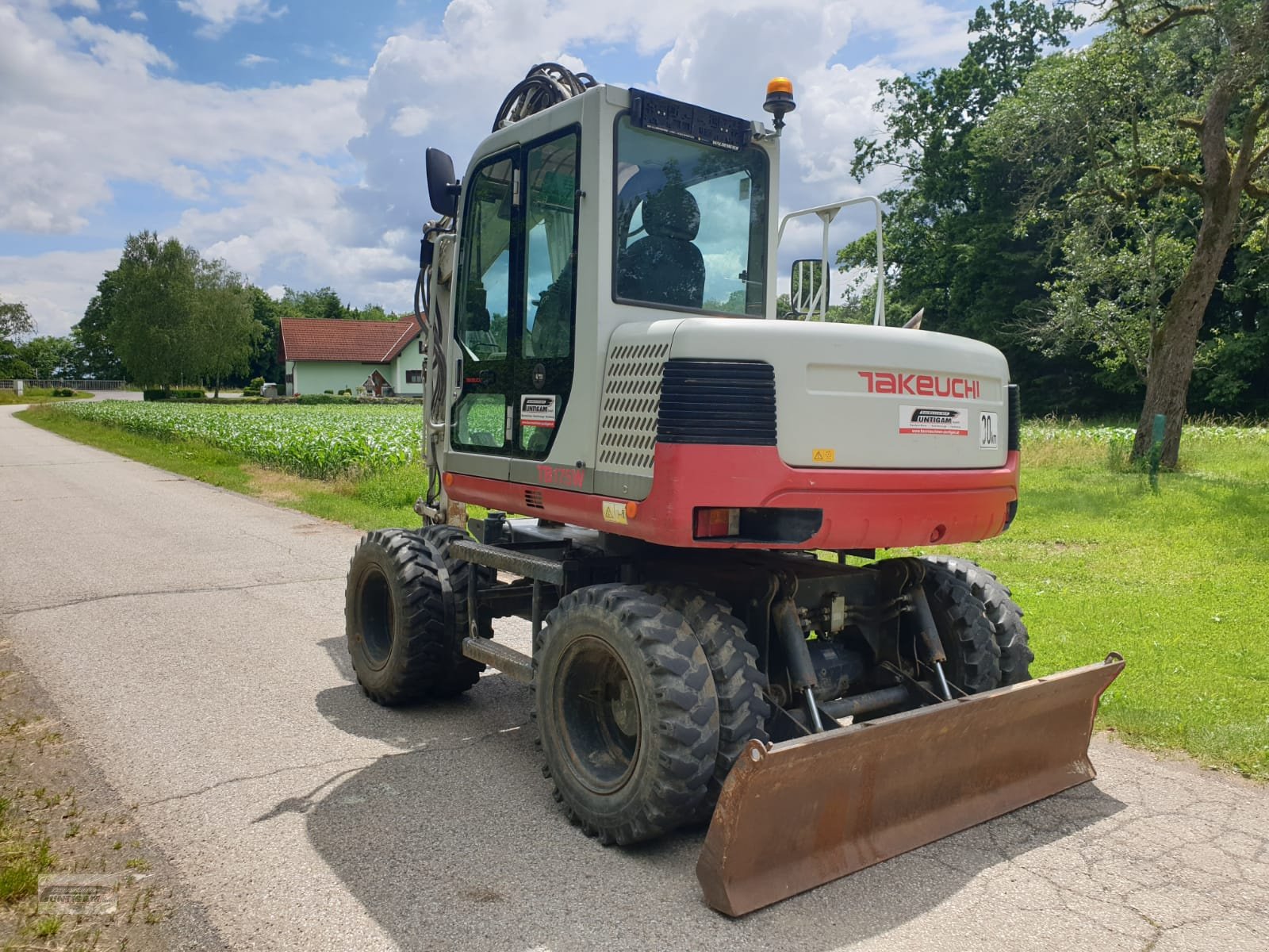 Mobilbagger des Typs Takeuchi TB 175W, Gebrauchtmaschine in Deutsch - Goritz (Bild 5)