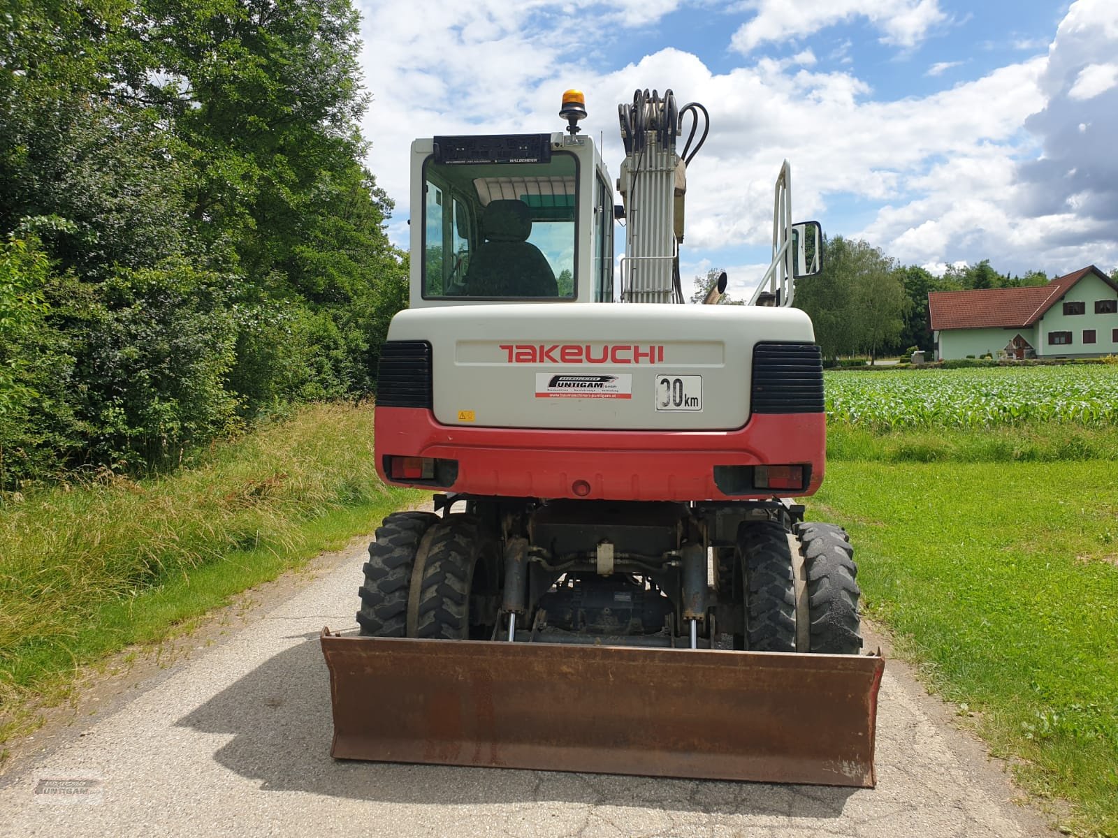 Mobilbagger des Typs Takeuchi TB 175W, Gebrauchtmaschine in Deutsch - Goritz (Bild 7)