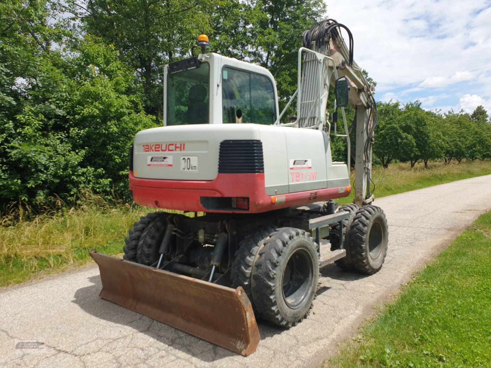 Mobilbagger des Typs Takeuchi TB 175W, Gebrauchtmaschine in Deutsch - Goritz (Bild 8)