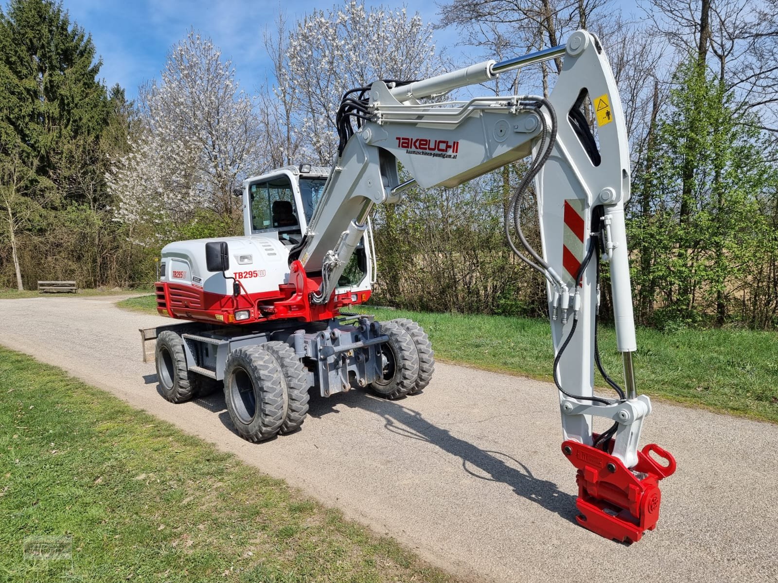 Mobilbagger del tipo Takeuchi TB 295 W, Gebrauchtmaschine In Deutsch - Goritz (Immagine 4)