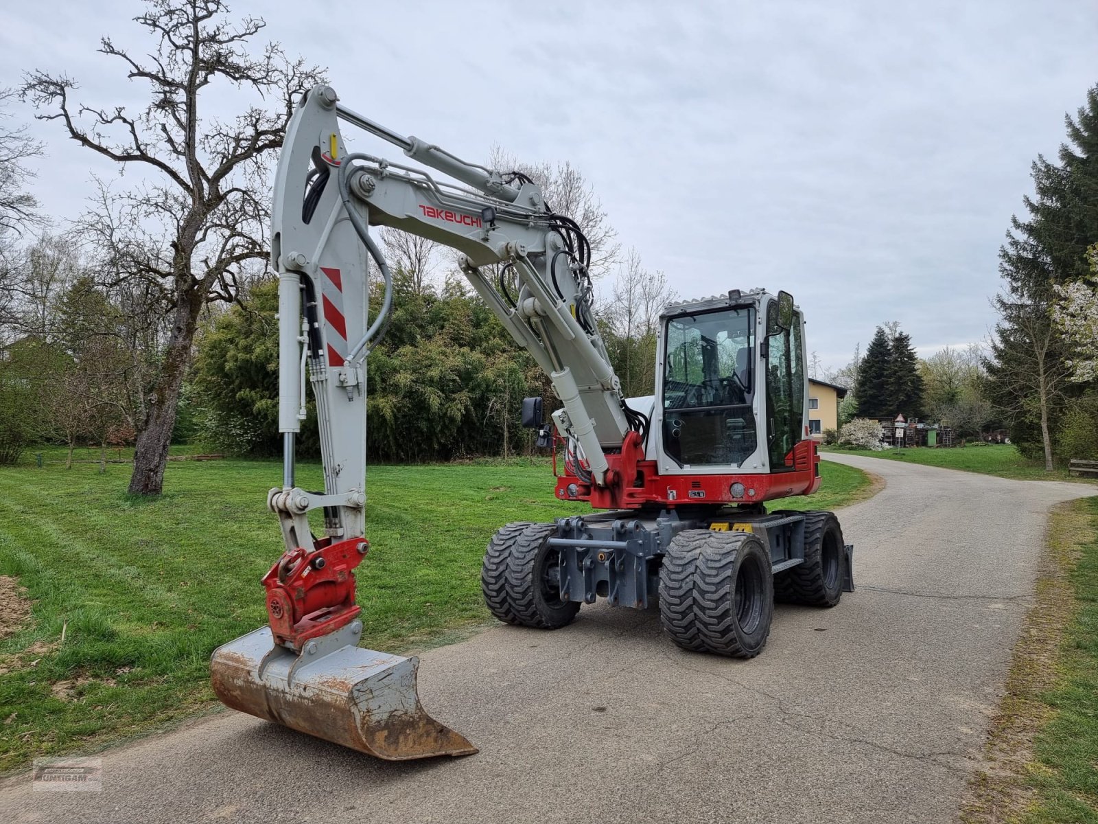 Mobilbagger des Typs Takeuchi TB 395 W, Gebrauchtmaschine in Deutsch - Goritz (Bild 3)