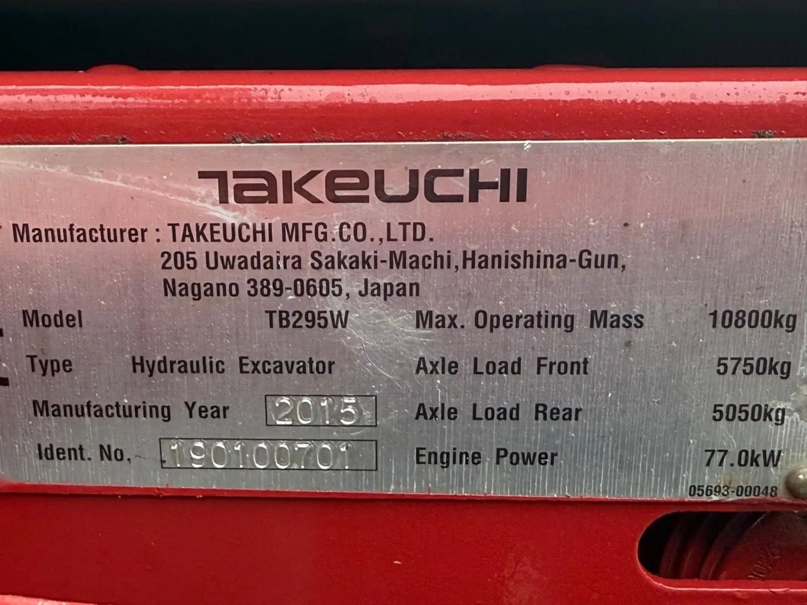 Mobilbagger des Typs Takeuchi TB295W, Gebrauchtmaschine in Gabersdorf (Bild 13)