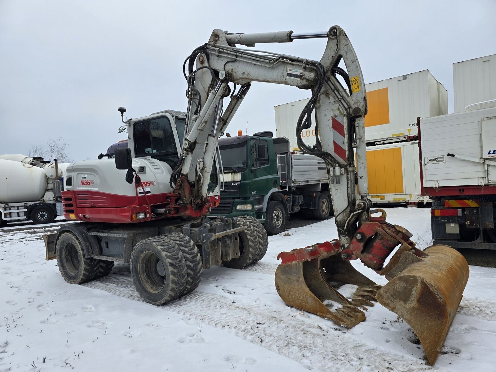Mobilbagger del tipo Takeuchi TB295W, Gebrauchtmaschine In Gabersdorf (Immagine 5)
