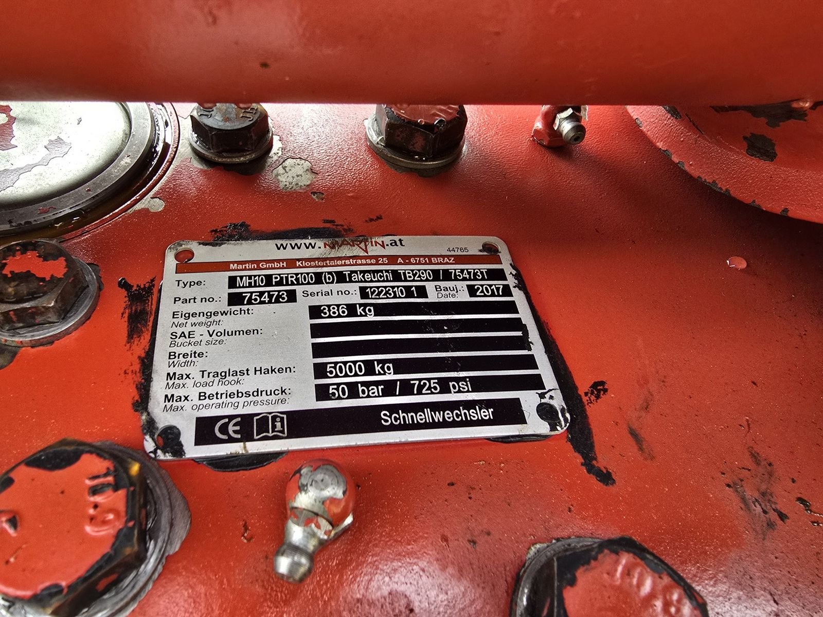 Mobilbagger des Typs Takeuchi TB295W, Gebrauchtmaschine in Gabersdorf (Bild 17)