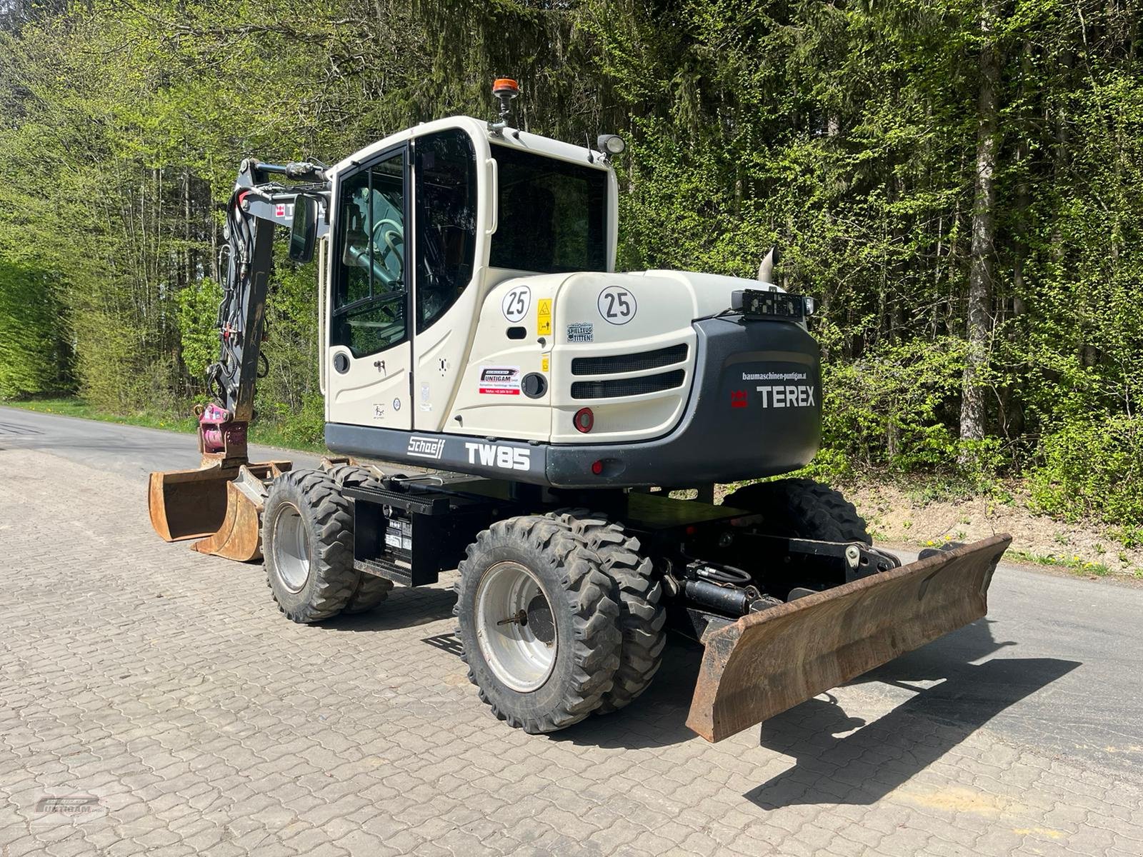 Mobilbagger typu Terex TW 85, Gebrauchtmaschine v Deutsch - Goritz (Obrázok 5)