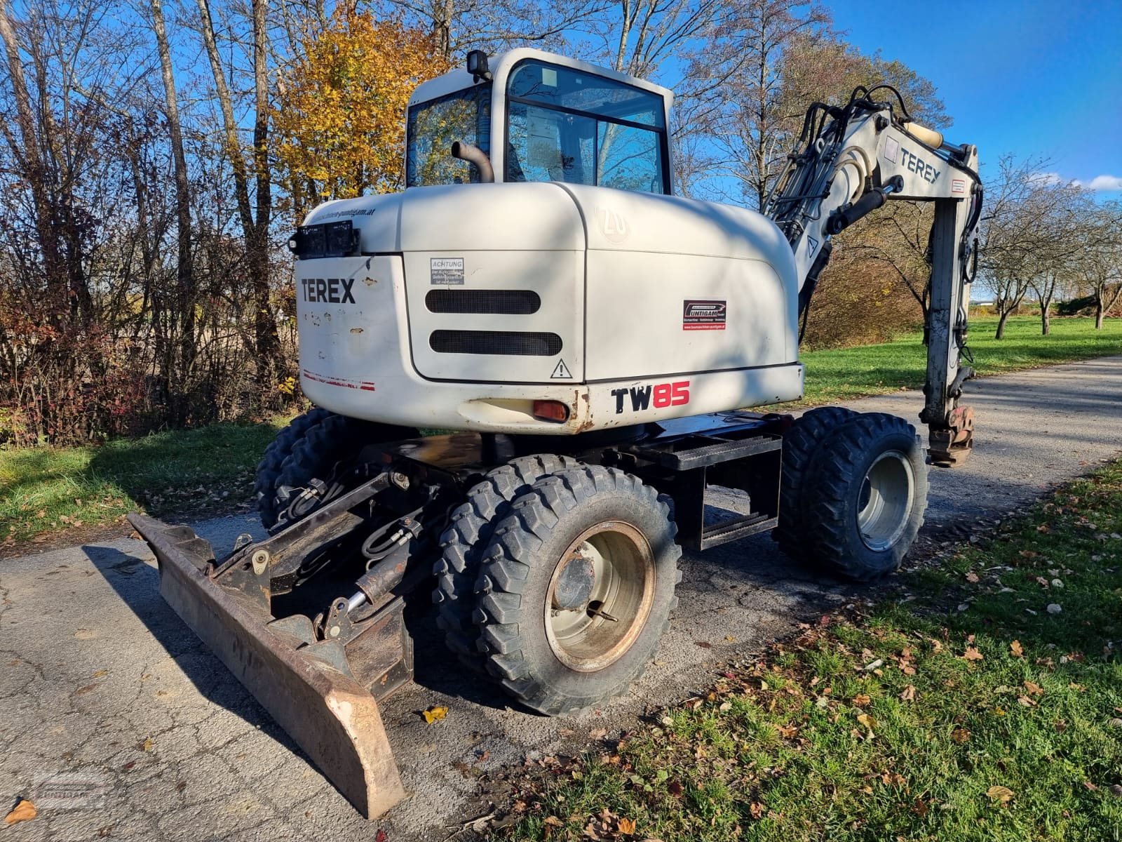 Mobilbagger типа Terex TW 85, Gebrauchtmaschine в Deutsch - Goritz (Фотография 8)