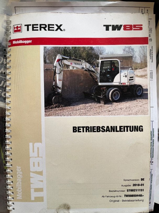Mobilbagger za tip Terex TW 85, Gebrauchtmaschine u Twann (Slika 5)