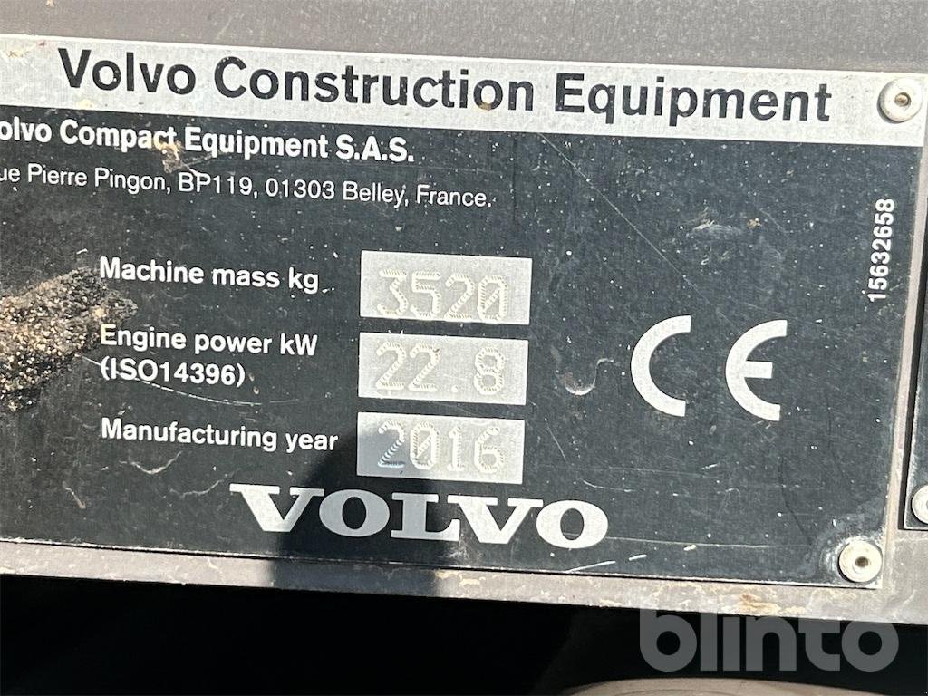 Mobilbagger van het type Volvo EC 35D, Gebrauchtmaschine in Düsseldorf (Foto 6)