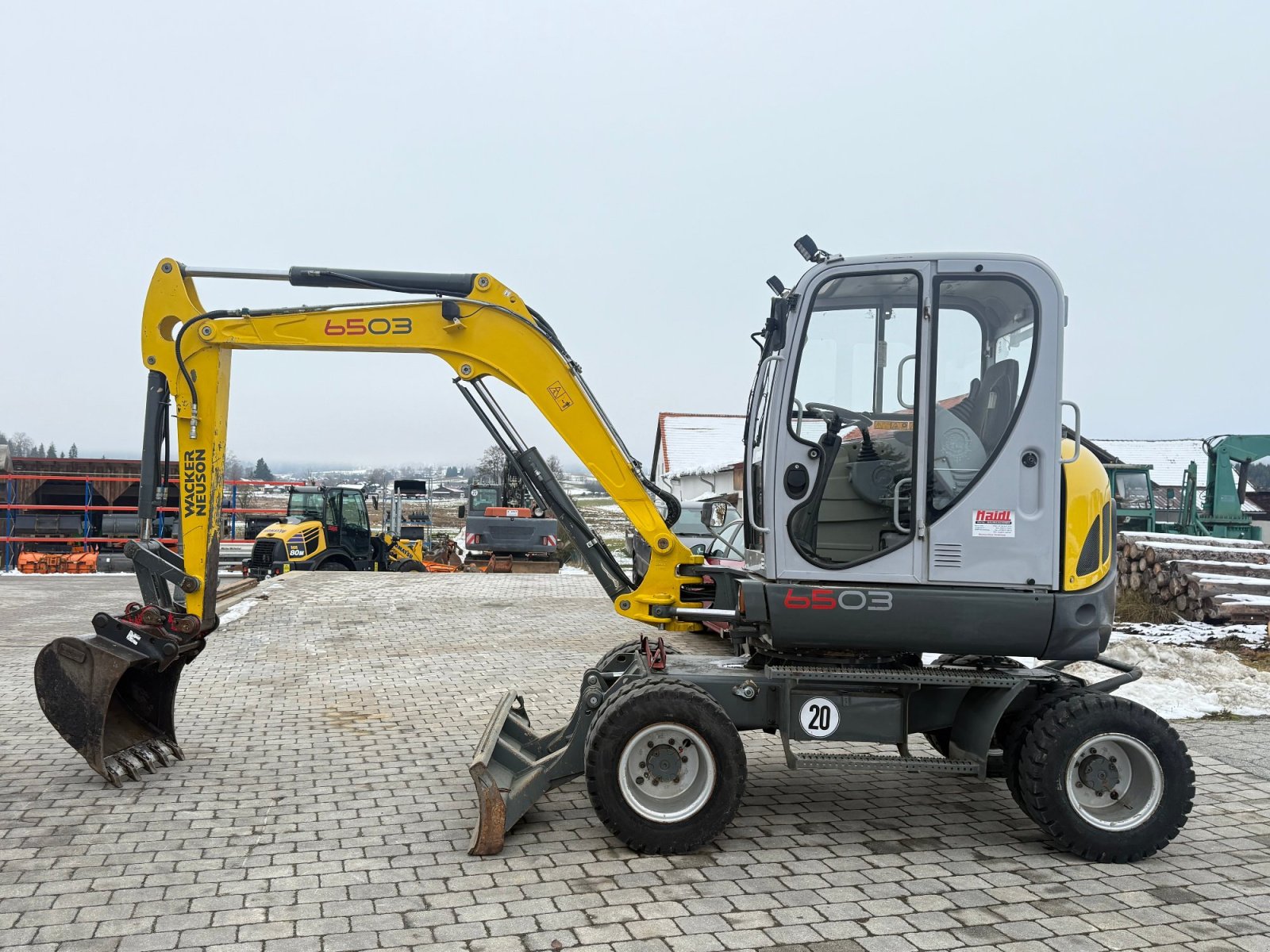 Mobilbagger of the type Wacker Neuson 6503 WD, Gebrauchtmaschine in Neureichenau (Picture 1)