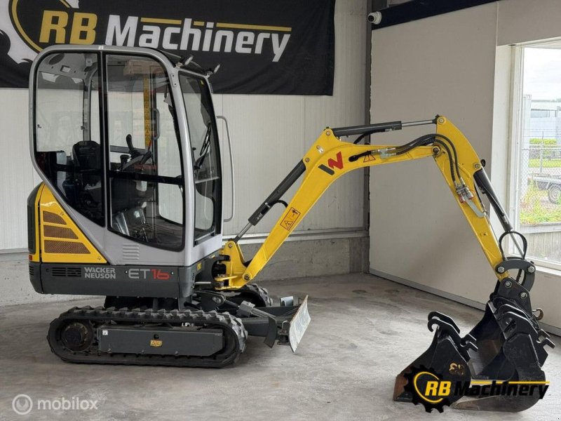 Mobilbagger of the type Wacker Neuson ET16 Weinig uren!!! Z.G.A.N., Gebrauchtmaschine in Heerenveen (Picture 1)