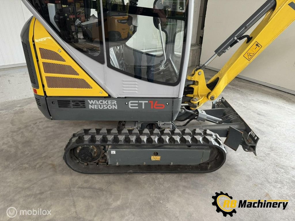Mobilbagger typu Wacker Neuson ET16 Weinig uren!!! Z.G.A.N., Gebrauchtmaschine v Heerenveen (Obrázek 4)