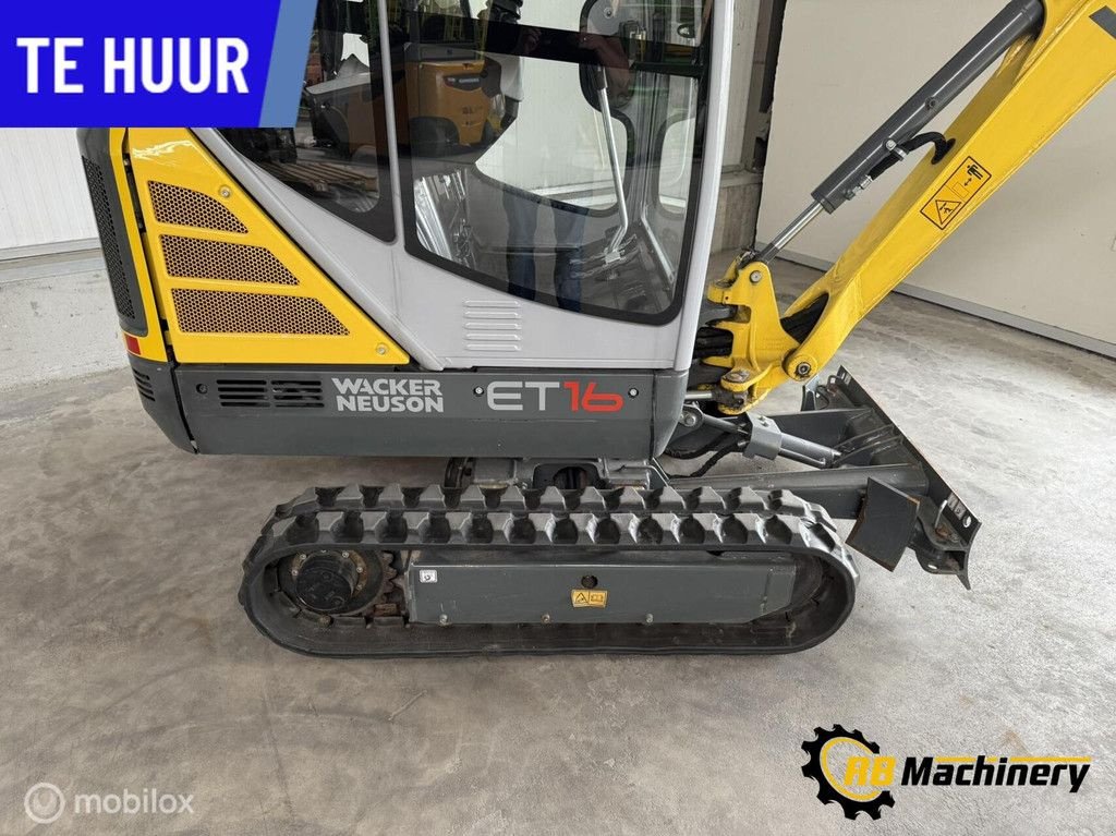 Mobilbagger типа Wacker Neuson ET16, Gebrauchtmaschine в Heerenveen (Фотография 5)