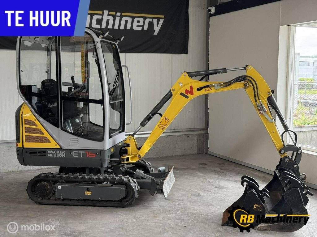 Mobilbagger типа Wacker Neuson ET16, Gebrauchtmaschine в Heerenveen (Фотография 4)