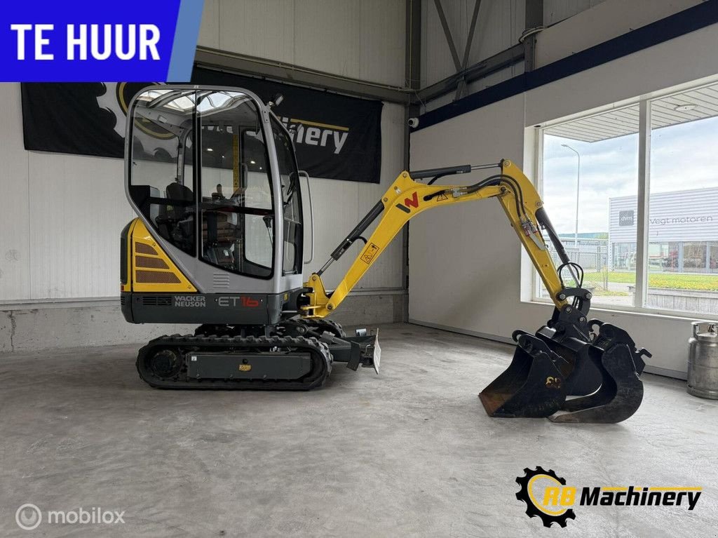 Mobilbagger типа Wacker Neuson ET16, Gebrauchtmaschine в Heerenveen (Фотография 1)