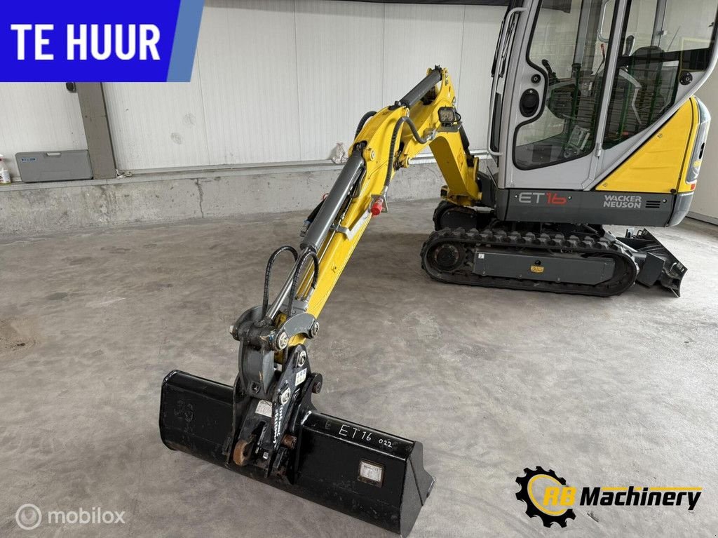 Mobilbagger типа Wacker Neuson ET16, Gebrauchtmaschine в Heerenveen (Фотография 11)