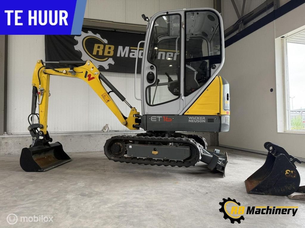 Mobilbagger типа Wacker Neuson ET16, Gebrauchtmaschine в Heerenveen (Фотография 8)