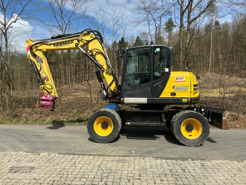 Yanmar B 110 W, Gebrauchtmaschine, Baujahr: 2019, Betriebsstunden: 6060 Stunden (Bild 1) Mobilbagger des Typs Yanmar B 110 W, Gebrauchtmaschine in Deutsch - Goritz (Bild 1)